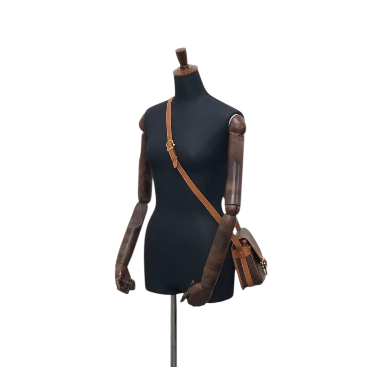 CELINE セリーヌ マカダム トリオンフ ショルダーバッグ ブラウン PVC 斜め掛け CELINE（セリーヌ） 1点限定 ショルダーバッグ クロスボディ マカダム