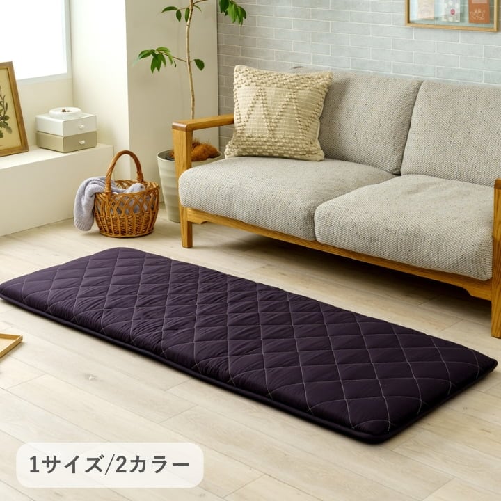 ペット・アウトドア アウトドア用品 アウトドアクッション 『エスナ』 ブラック 約65×180cm