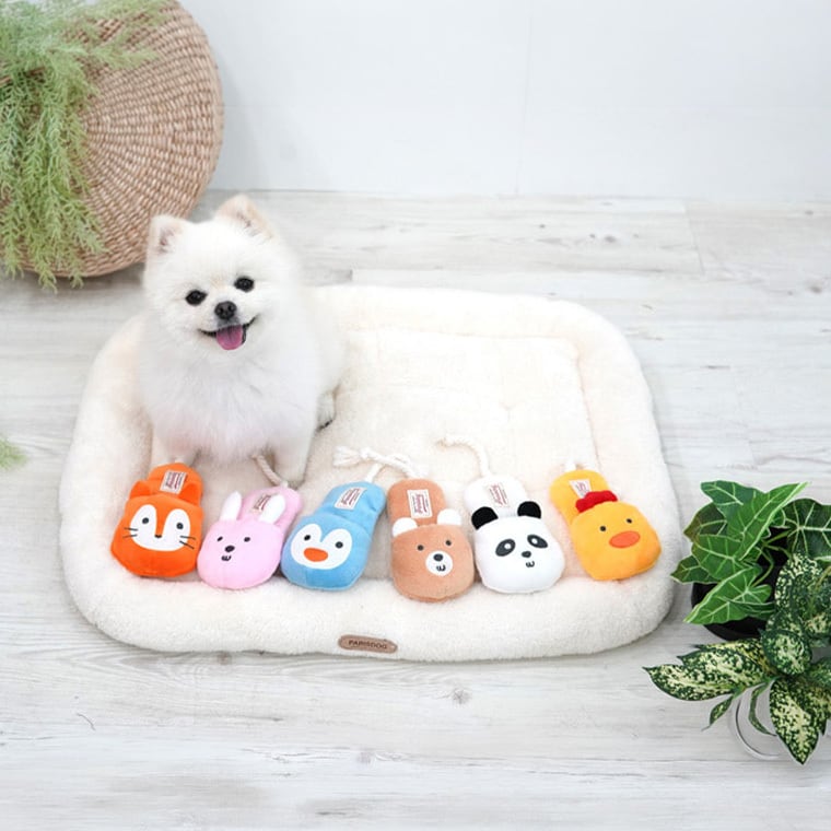 snack pocket slipper toy 6color / 犬 おもちゃ ノーズワーク おやつ隠し 噛む ロープ 知育玩具 わんちゃん おも ちゃ トイ 楽しい 留守 犬 ストレス解消 韓国 ペット用品 小型犬 中型犬