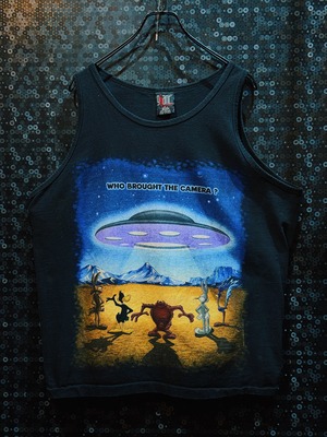 【ÆIEM】"Looney Tunes"vintage “Who Brought the Camera?” Tank Top T-shirt