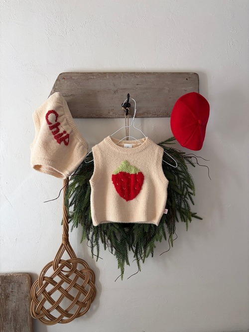 CHIP［取寄］berry verry knit vest 26winter