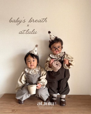 [at.lulu×baby's breath] ◾︎ blouse and salopette set