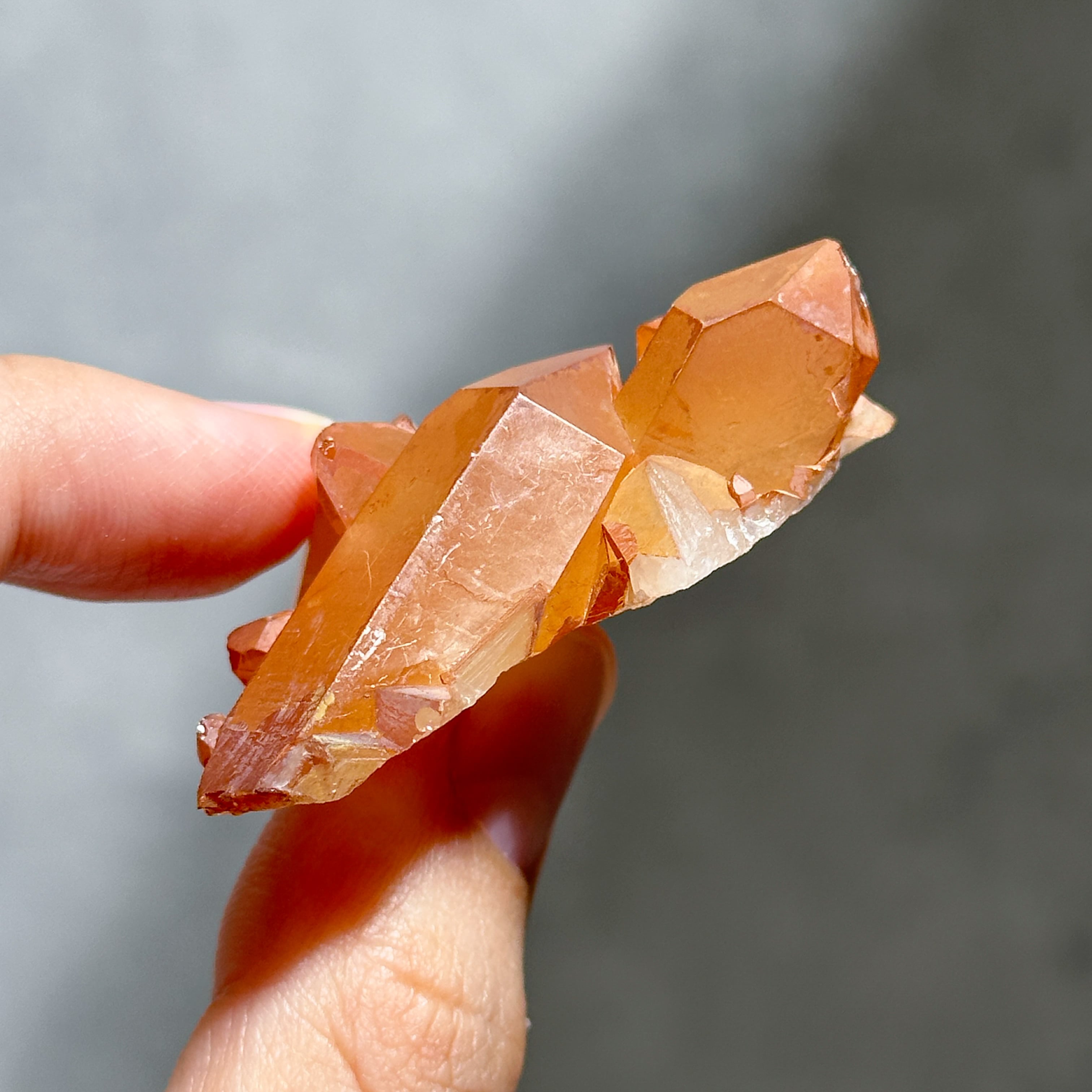 タンジェリンクォーツ クラスター62◇ Tangerine Quartz ◇ 天然石