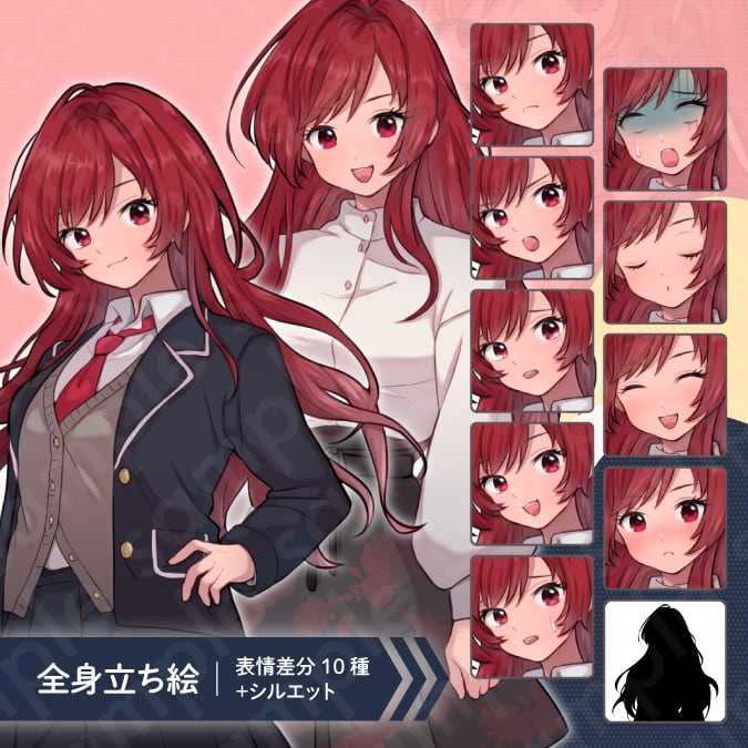 アニメ風女性キャラクターイラスト アニメ風の女性キャラクター 怒りのイラスト素材 [87357235] - PIXTA