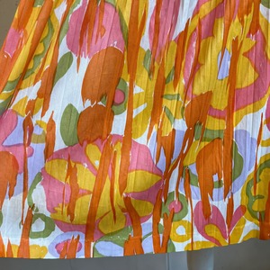 60's paint print skirt