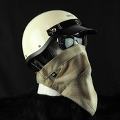 ROBIN FACEMASK /チェック ブラウン