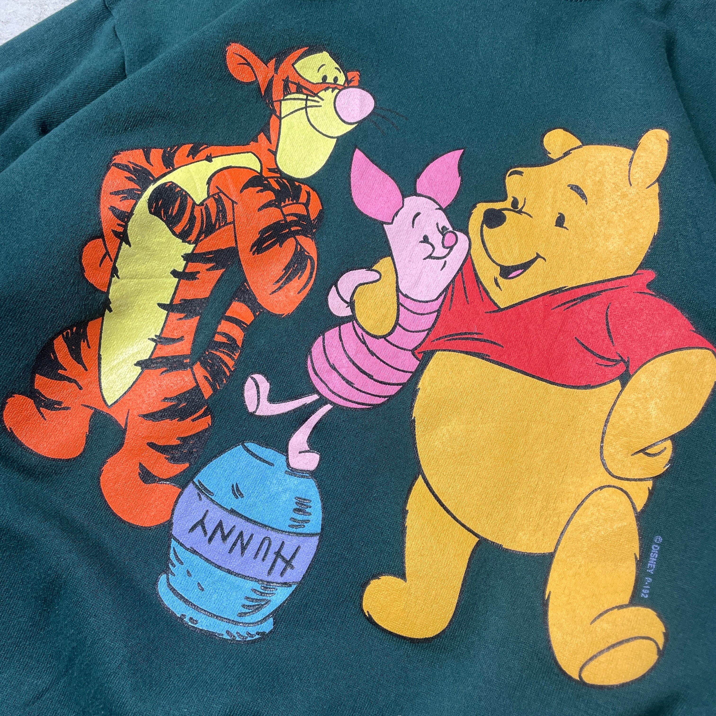 USA製 90年代 Pooh ディズニー くまのプーさん キャラクター プリント ...