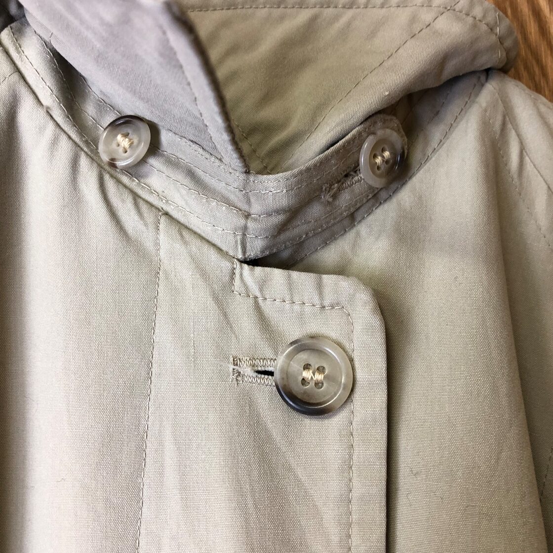 Steven 低く Alan＞ VNTG 2WAY BAL COLLAR COAT
