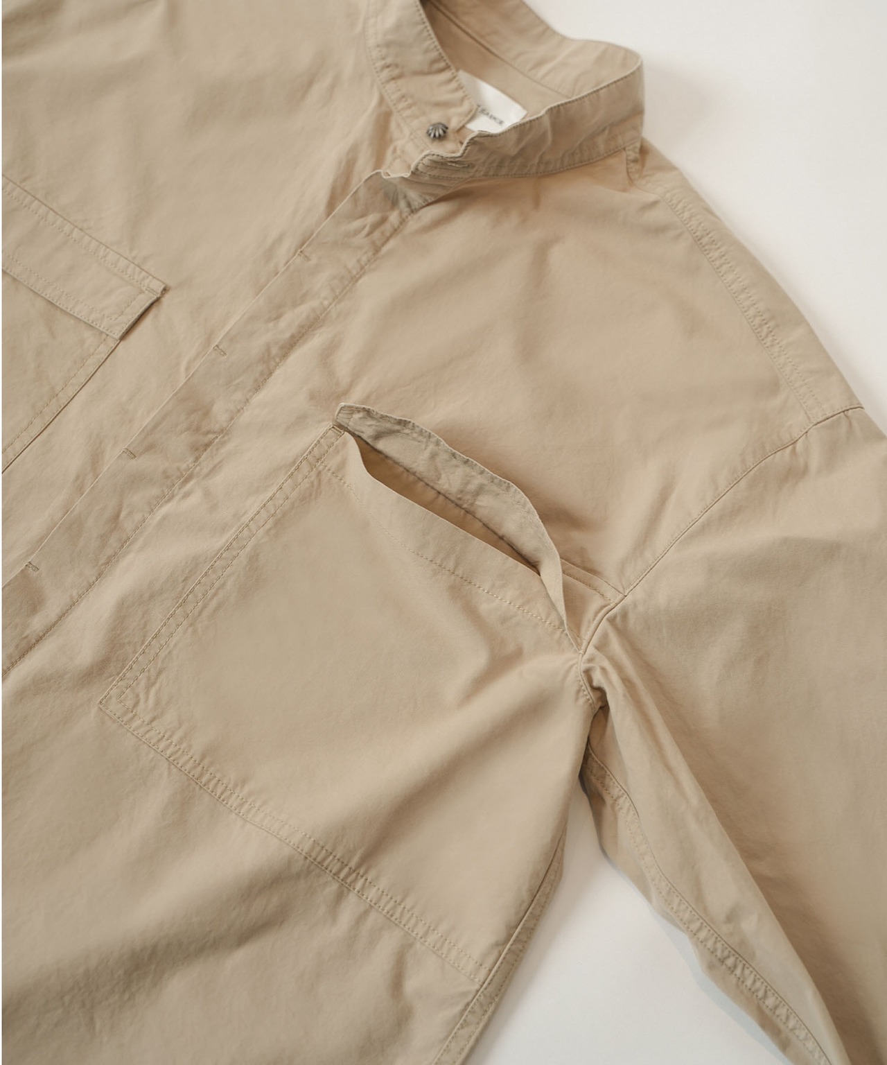 Cotton Stand Collar Shirts［HSS003］