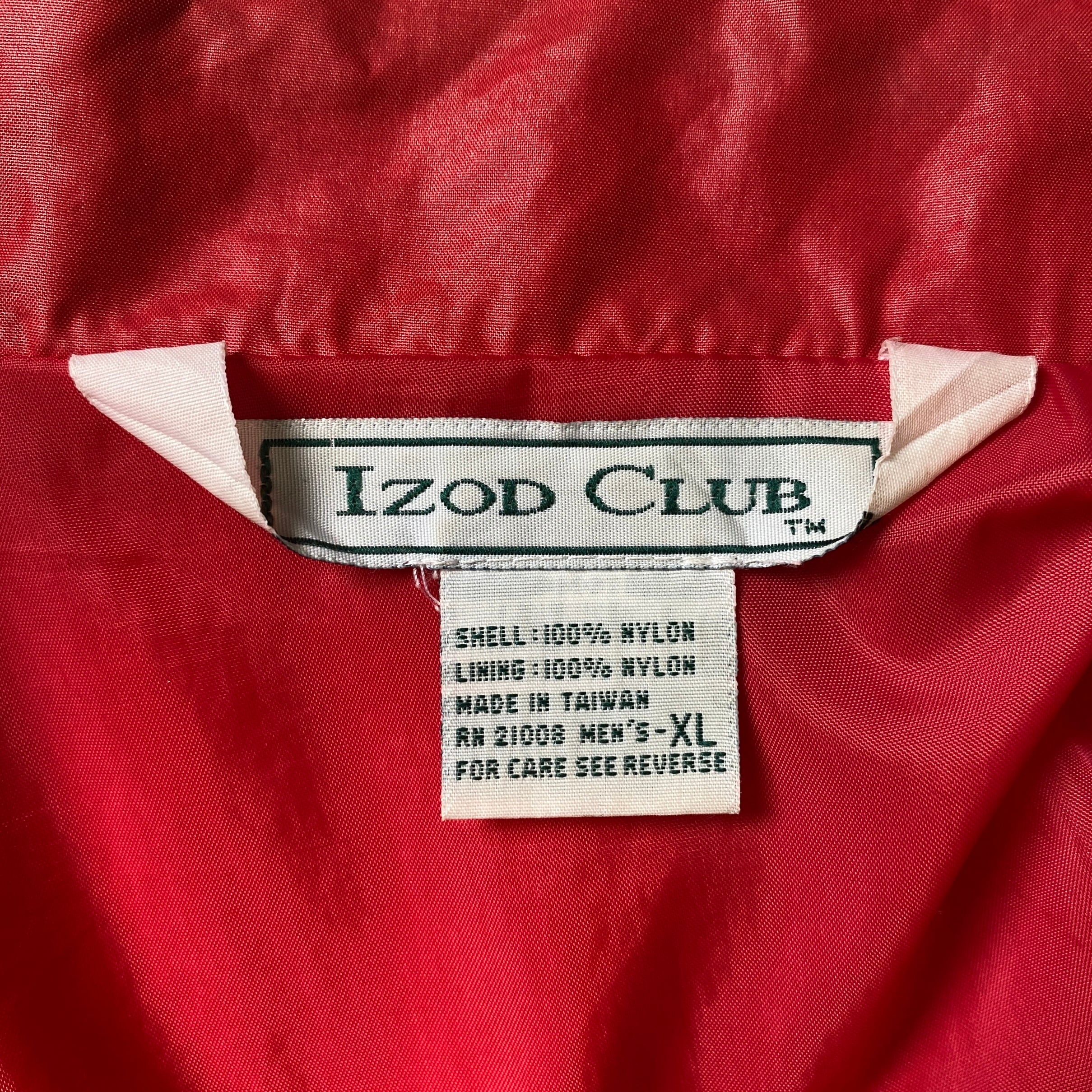 80年代 ビンテージ ”IZOD CLUB” ラコステ LACOSTE ナイロン ハーフ ...