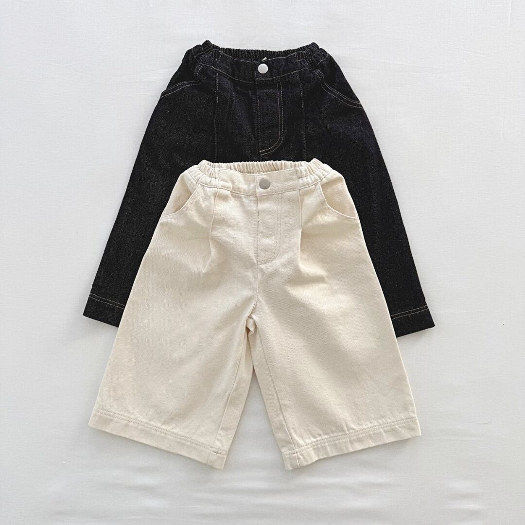 【予約】Wide Pleated Pants/ aladin kids