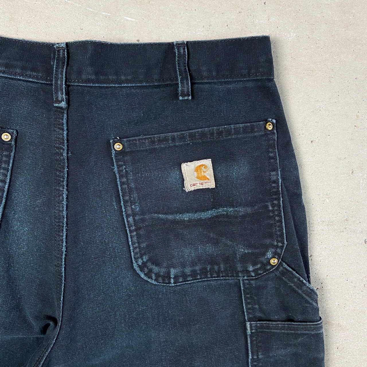 雰囲気系 90年代 USA製 Carhartt カーハート ダブルニー ダック地 
