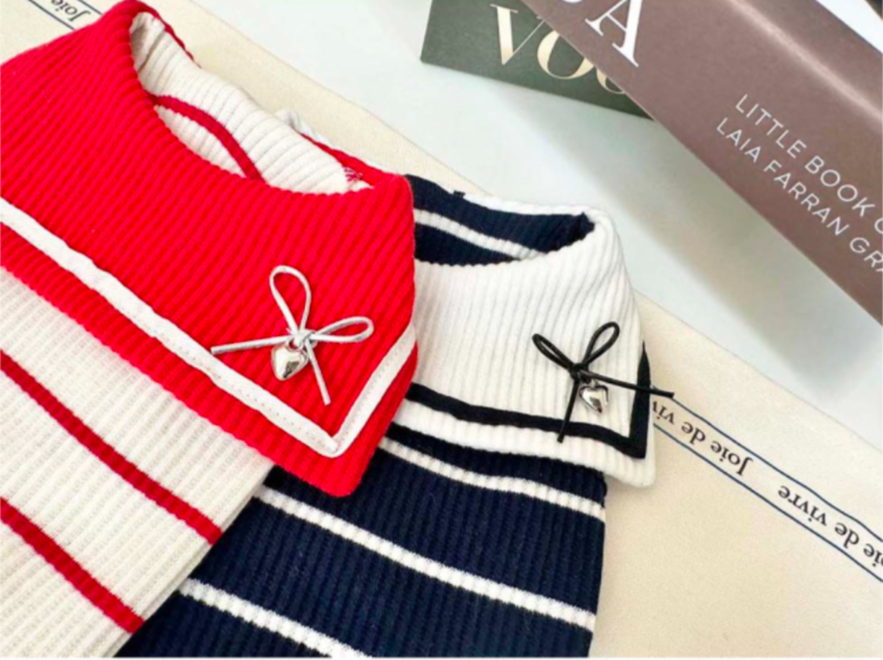 即納  【pecoramou select】 Marine T-shirt（Red）