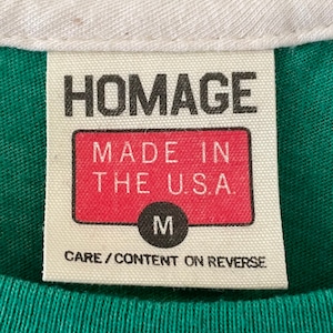 【HOMAGE】USA製 90s  オマージュ Tシャツ ニューヨーク アメリカ古着