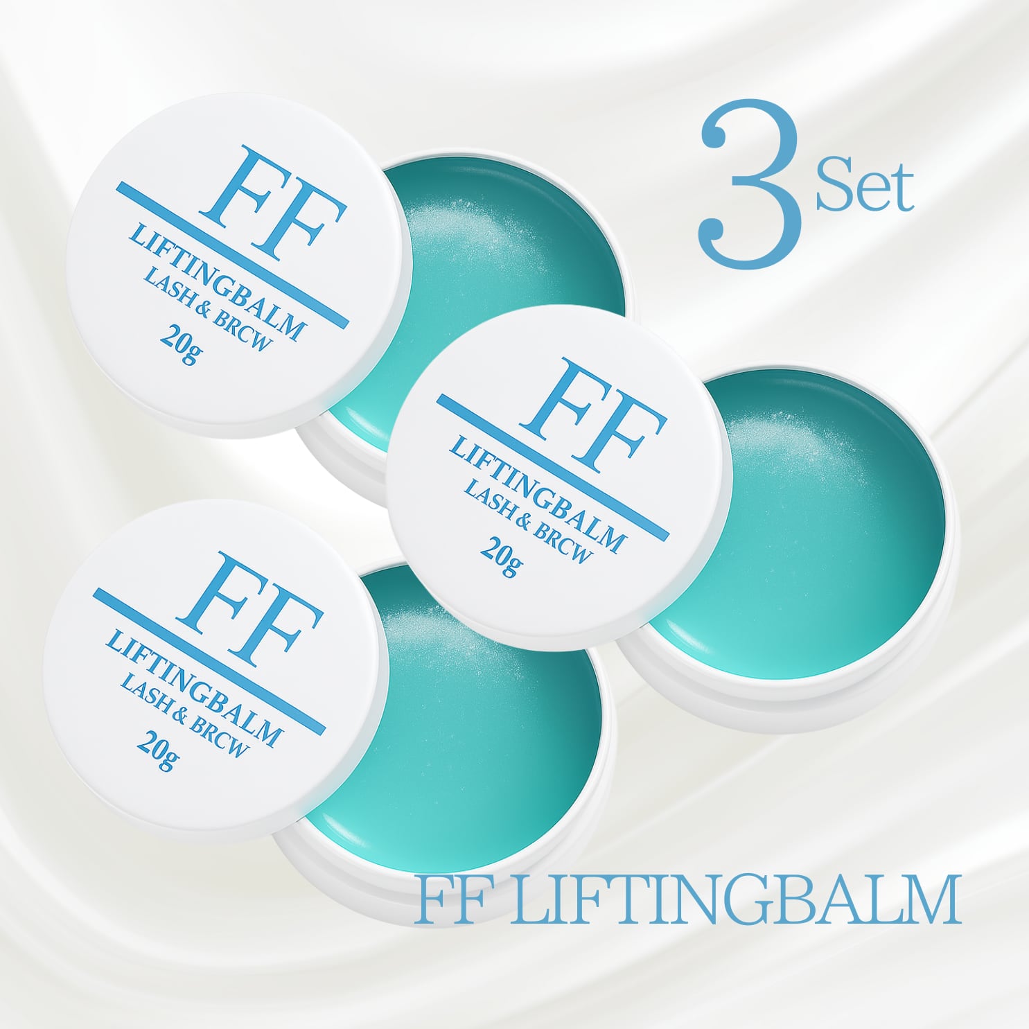 【送料無料 得割】FF LIFTINGBALM(リフティングバーム)3個セット(ラッシュリフト・まつげ巻き上げWAX)