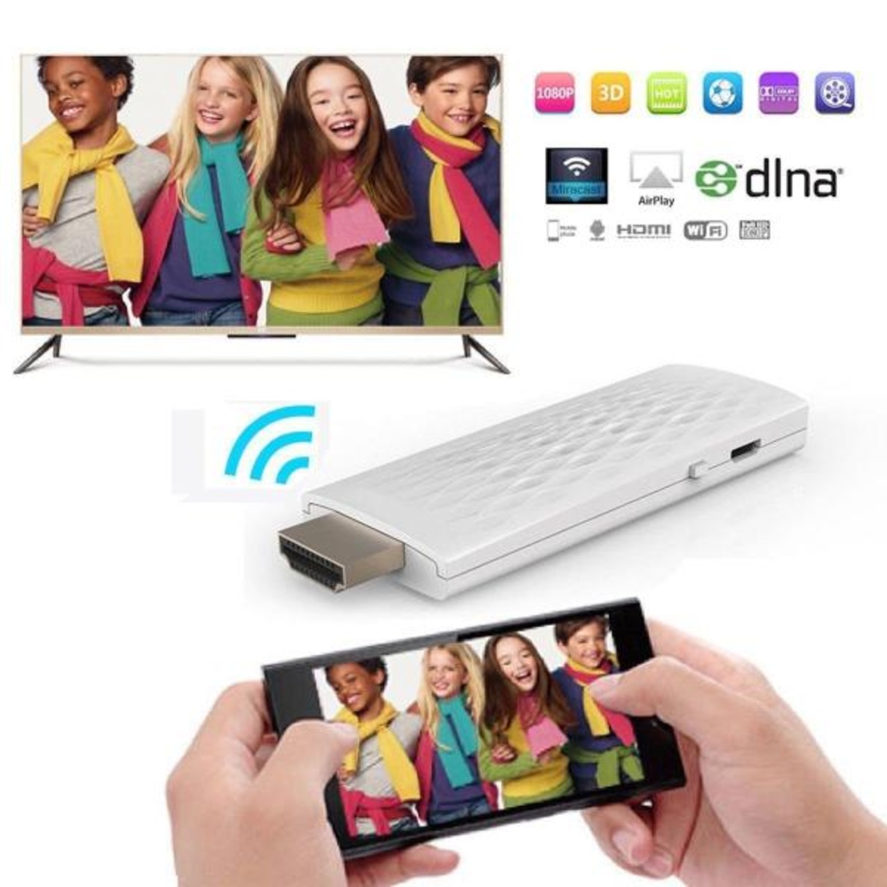 Formosa Japan MiraScreen 1080p DLNA Wi-Fi iPhone iPad iOS Android ドングルレシーバー Formosa Japan MiraScreen 1080p DLNA Wi-Fi iPhone iPad iOS Android ドングルレシーバー