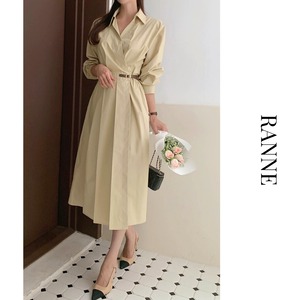 Silky Wrap Long Dress　a0115