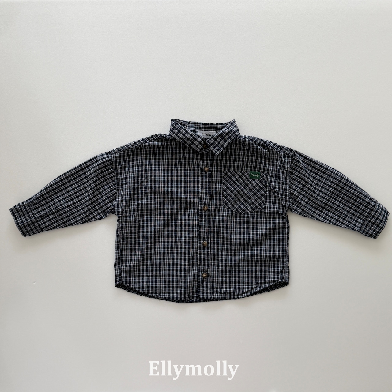 韓国子供服 / 26Autumn / ELLY MOLLY / メゾンチェックシャツ / 秋服 *5~19*