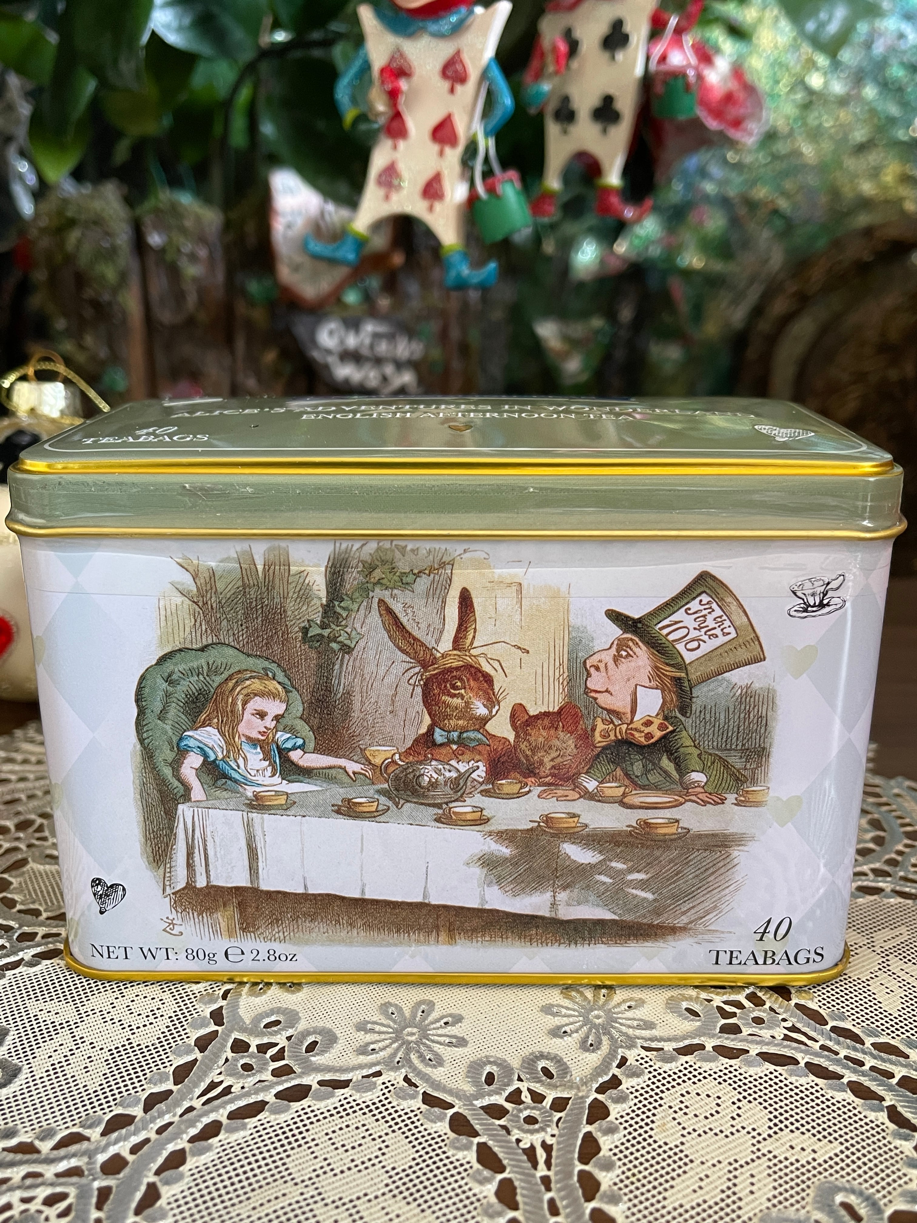 再入荷！『New English Teas』アリス缶　アフタヌーンティー トラディッショナル ティーバッグ40入