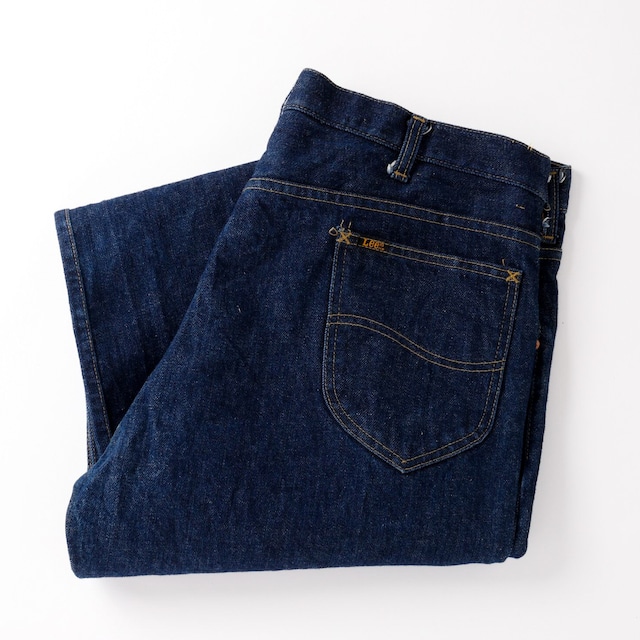 【濃紺】70s Lee  special vintage denim RIDERS made in USA one wash condition 42TALON ZIP 実寸W36 70年代 リー オリジナル パーフェクトコンディション ヴィンテージ デニム  ワンウォッシュ程度 アメカジ ivy