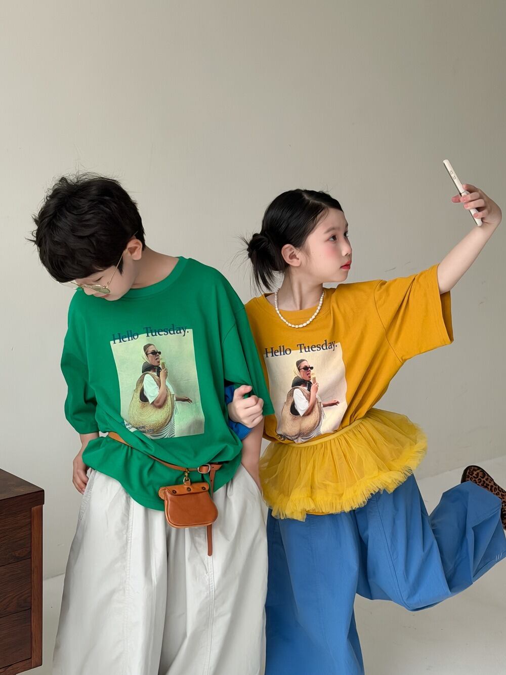 韓国　子供服　ランダム発送 BABY&KID】春作ミッキー風船柄ワンピースORセットアップ | 韓国子供服