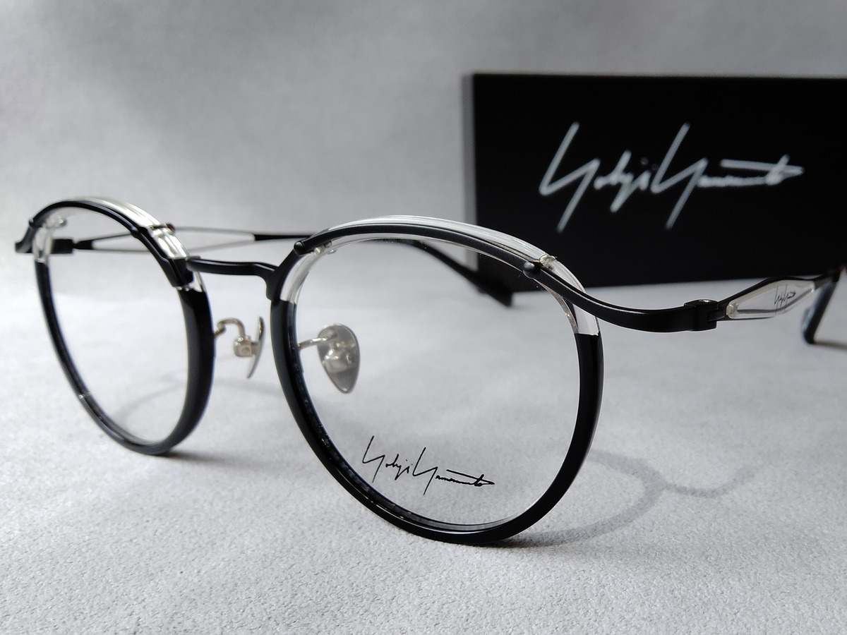 YOHJI YAMAMOTO EYEWEAR（ヨウジヤマモト）19-0062-3//Black Clear 