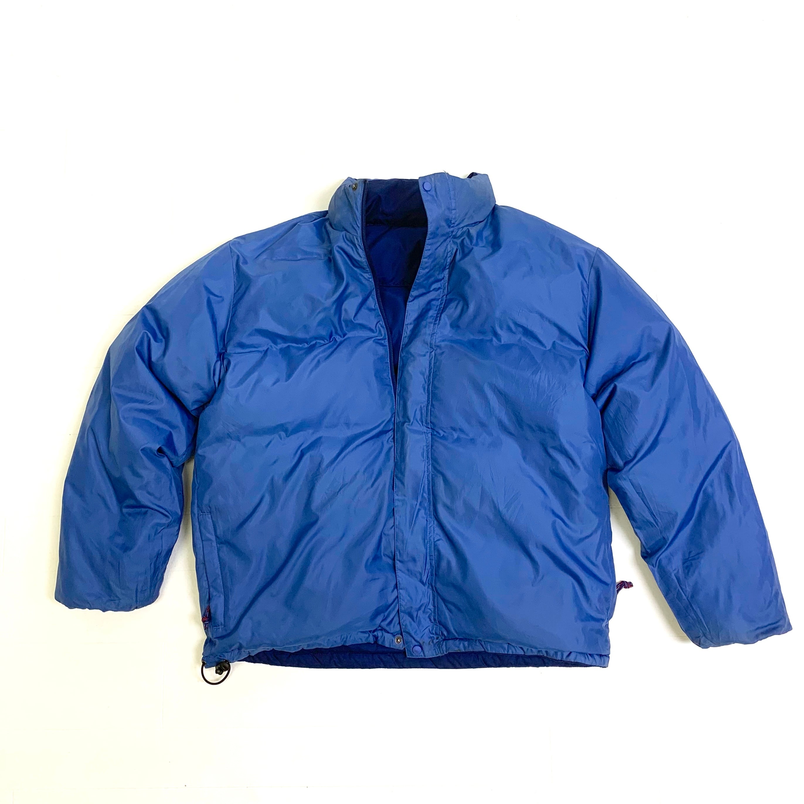 0194 / L.L. Bean reversible down jacket ブルー エルエルビーン