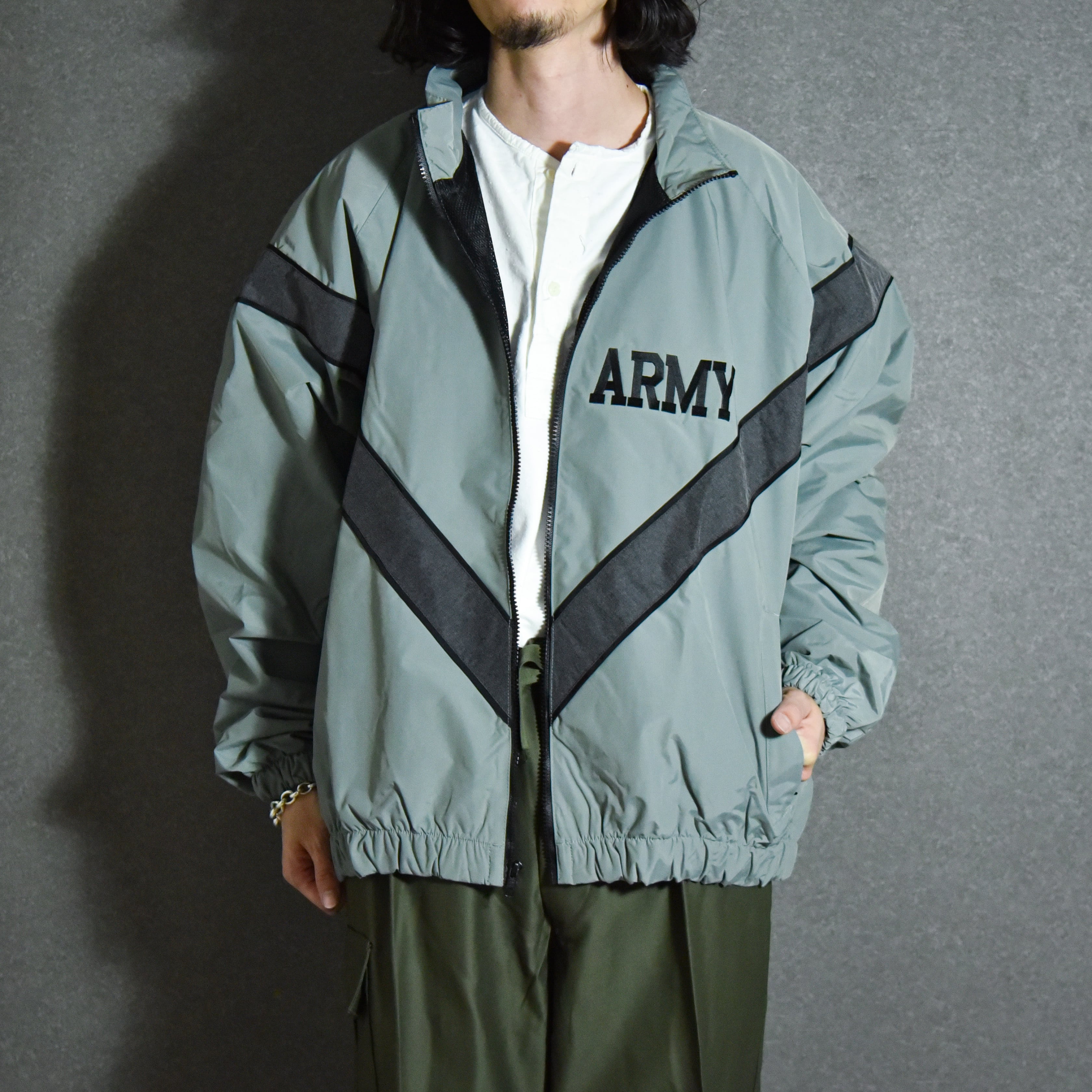 【DEAD STOCK】US Army IPFU Reflector Jacket アメリカ軍 リフレクタージャケット トレーニングジャケット