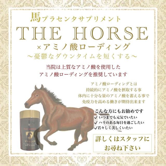 【馬プラセンタサプリ】THE HORSE