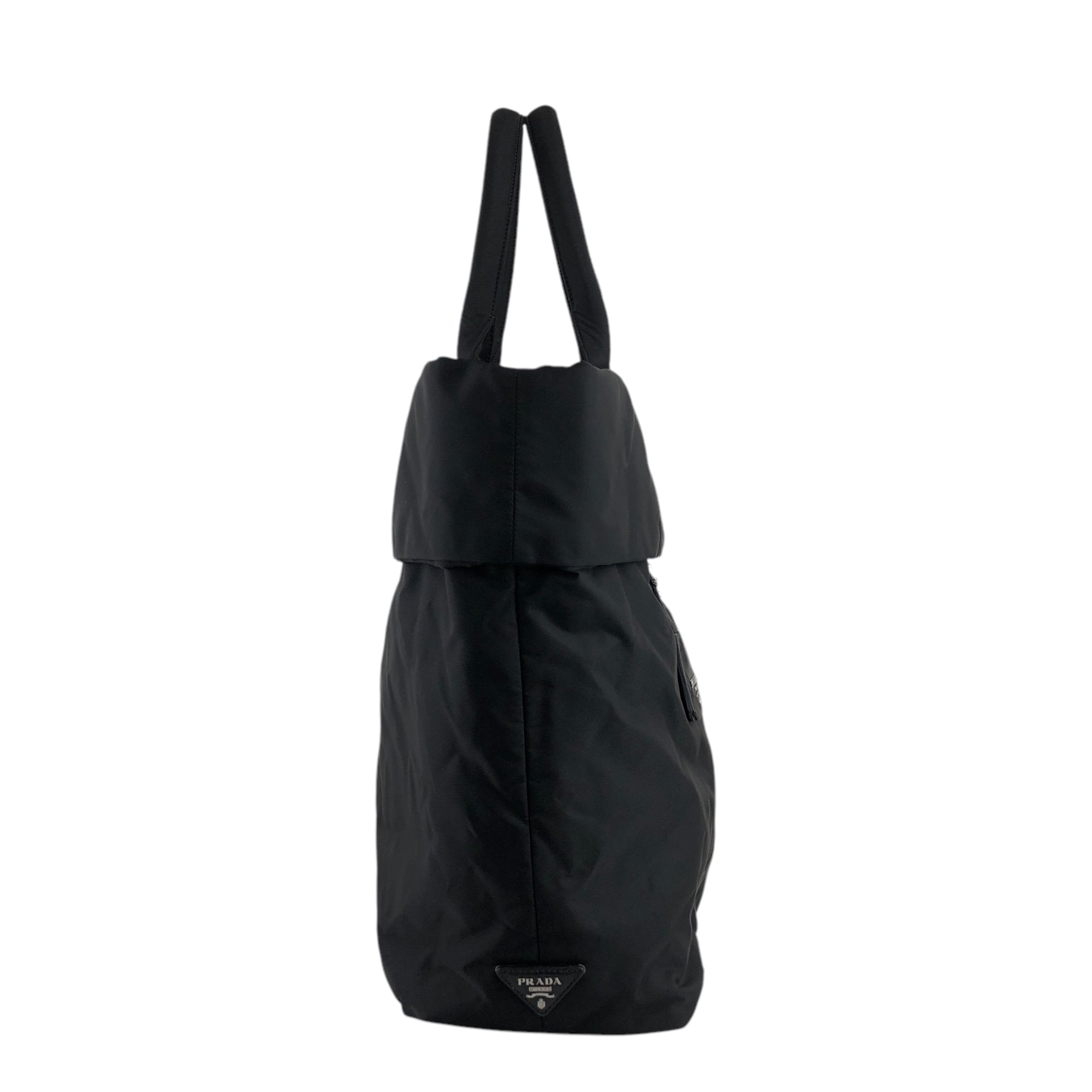 ちはPRADA ブラック ナイロンハンドバッグ　ヴィンテージ プラダ PRADA ハンドバッグ 黒 B8495 ナイロン TESSUTO SPORT