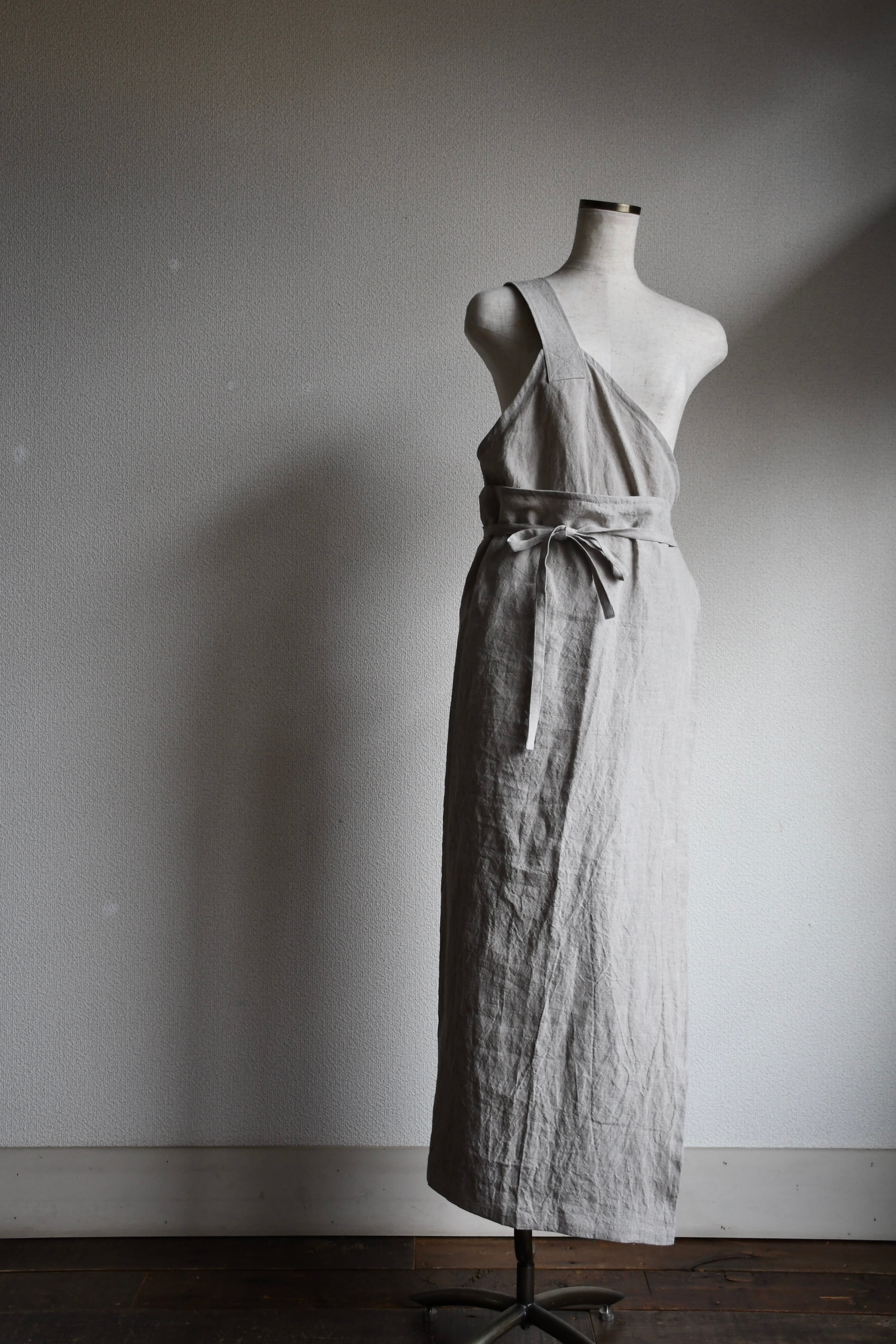 New kesa one-piece col:生成り