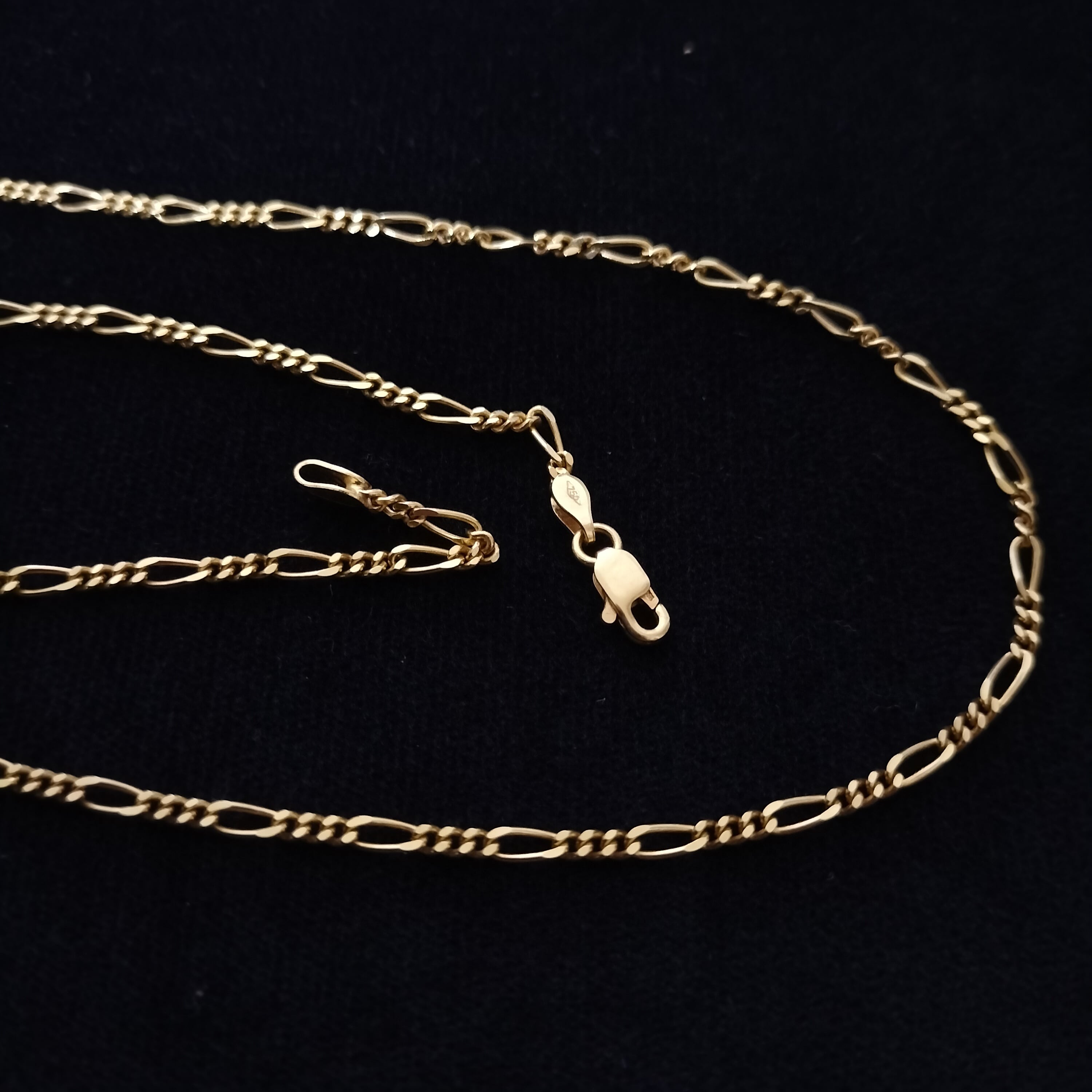 18Kt Solid Gold Vintage Necklace Made in Italy 61cm | Antico