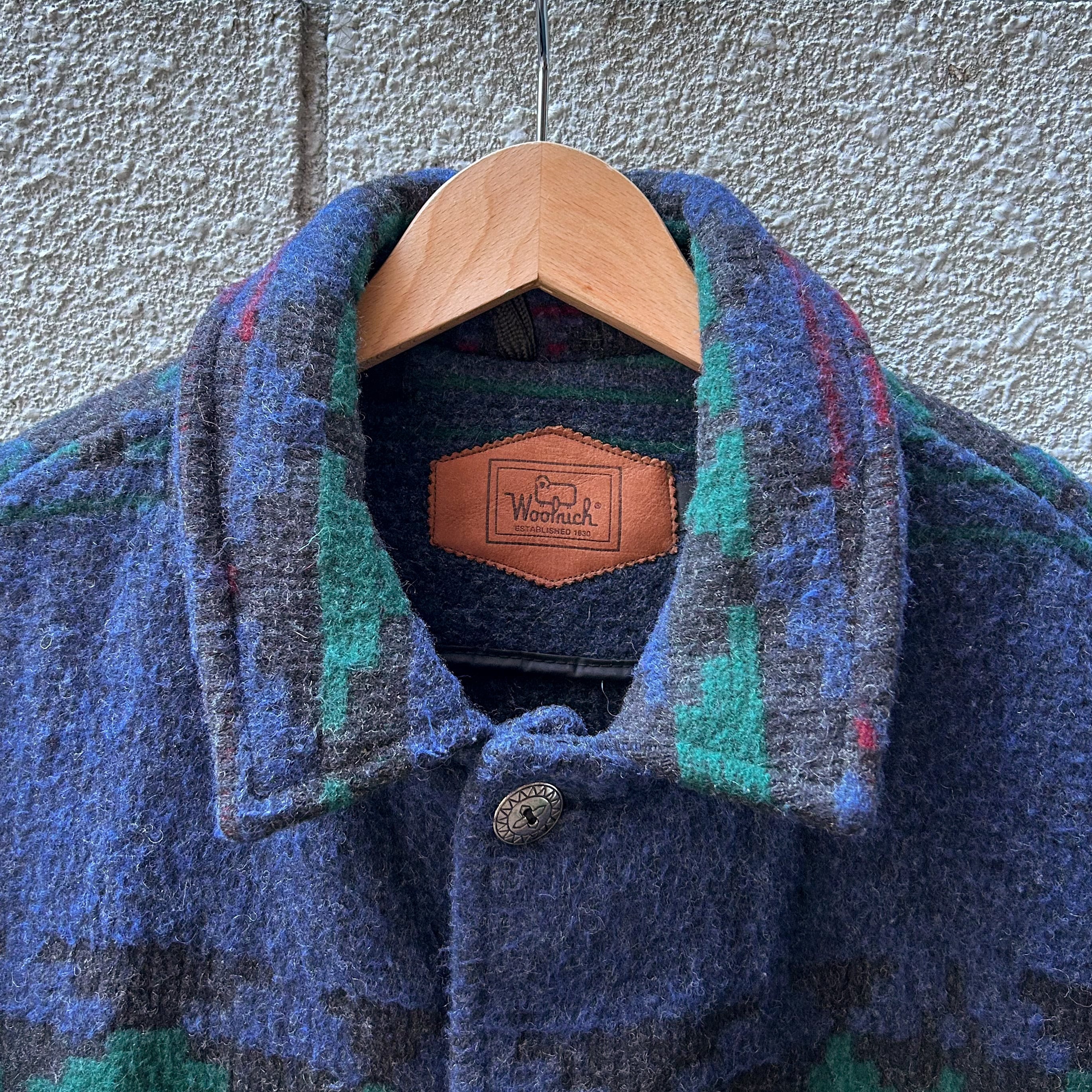 90's USA製 Woolrich Wool Blanket Coat L / ウールリッチ