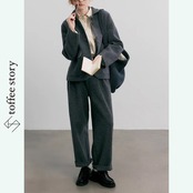 シンプル且つエレガント♡ウールストレートパンツ P0109