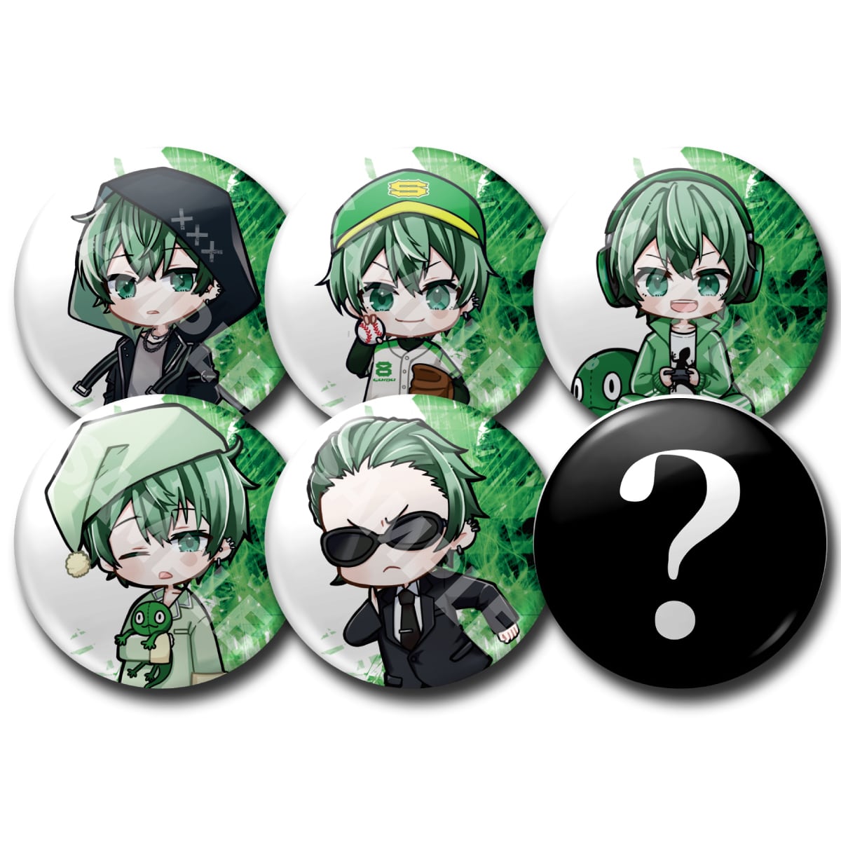 そーま活動周年記念ランダム缶バッジ（全5種+サイン入りシークレット