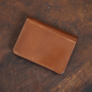 forme(フォルメ) "Post wallet" Cordovan -Cigar×Brown-