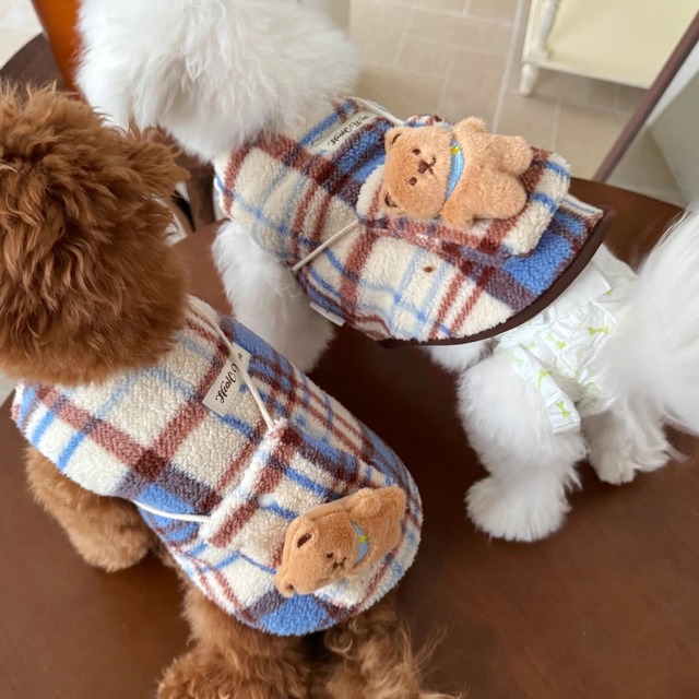 teddy pouch check vest
