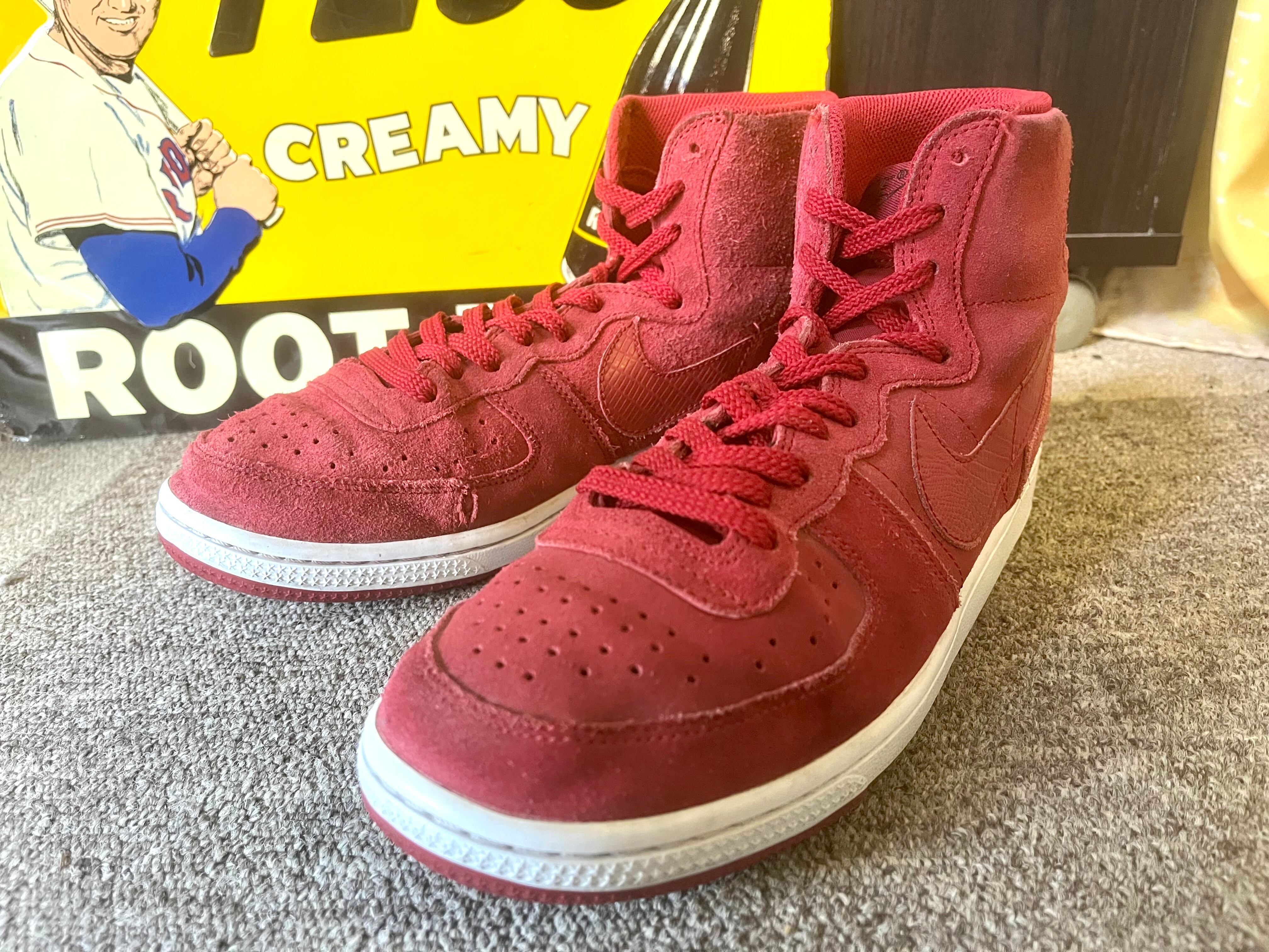14年製 NIKE TERMINATOR HI PREMIUM VNTG RED 26.5cm | USED SNEAKERS KAI