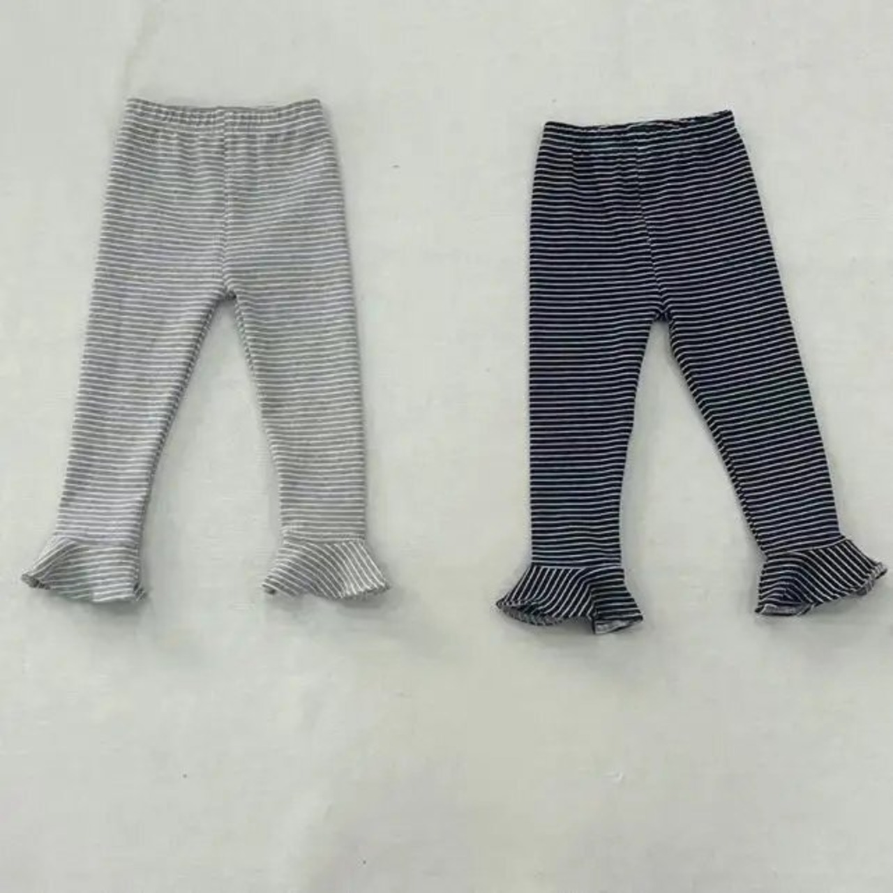 gray S［即納］frill border leggings 26autumn / AIAI