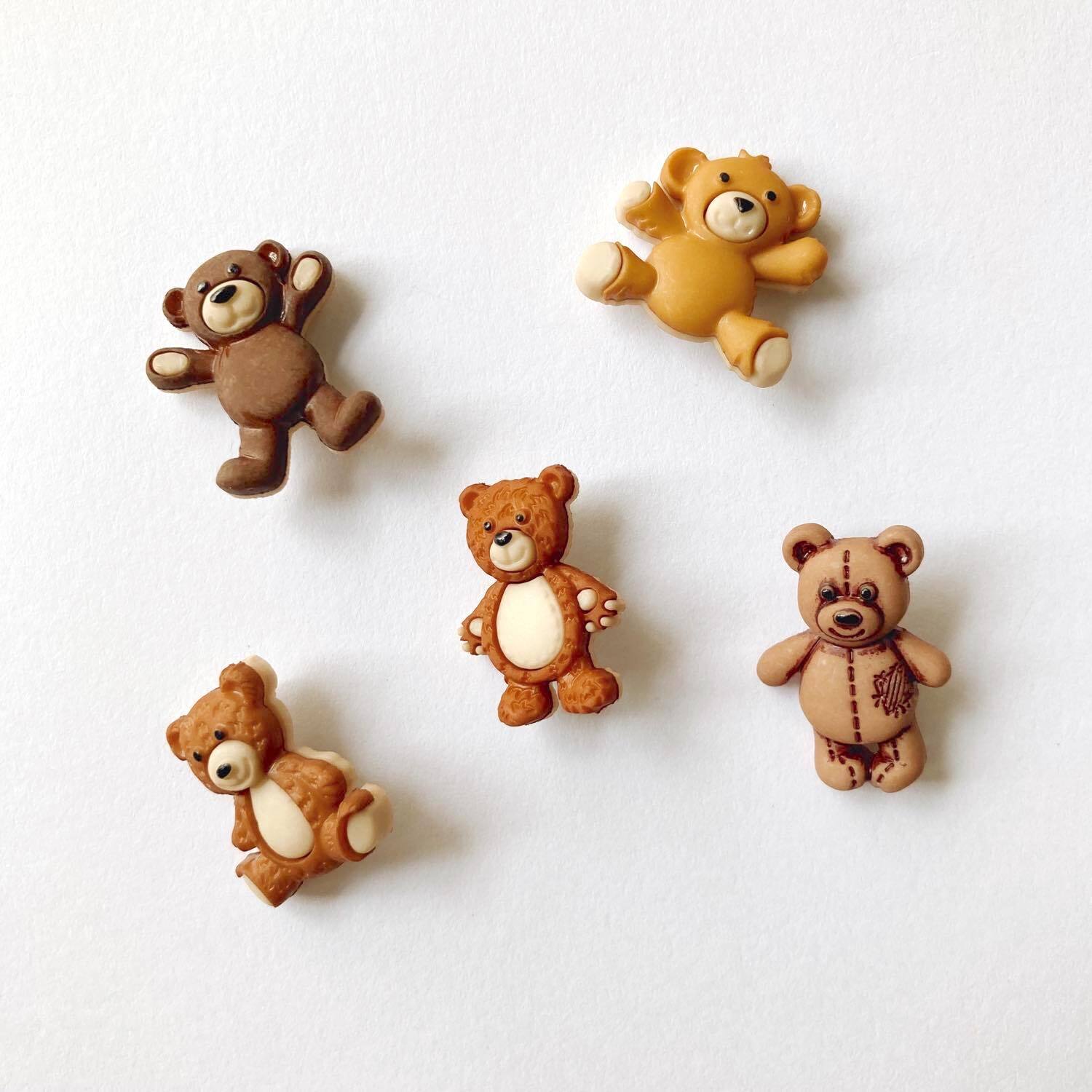 再入荷〉JJボタン テディベアボタンパック(5p) | Dua-アクセサリー