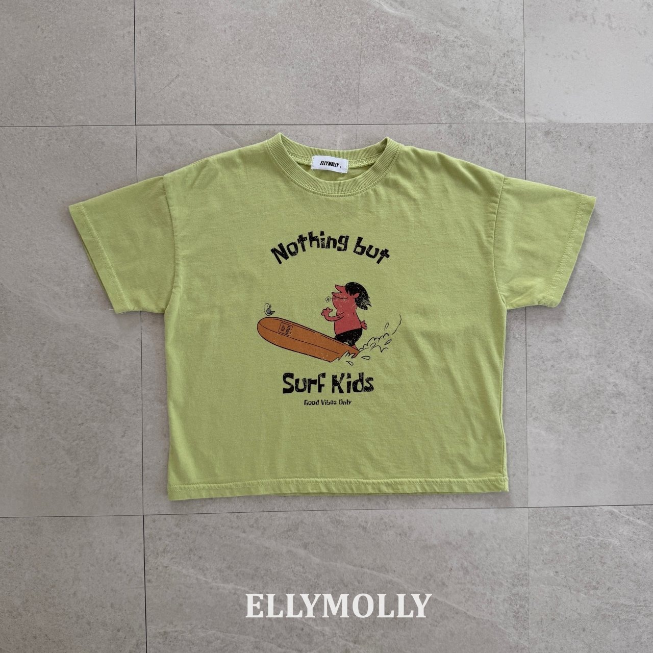 [ELLYMOLLY] Kids Surfer Tee / [엘리몰리] 키즈서퍼티