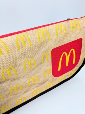 【マクドナルド (ロゴ)】ショルダーバッグ＊紙袋風 〚アメリカン雑貨 アメトイ〛