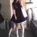 ノースリーブタックフレアミニワンピ ・70329