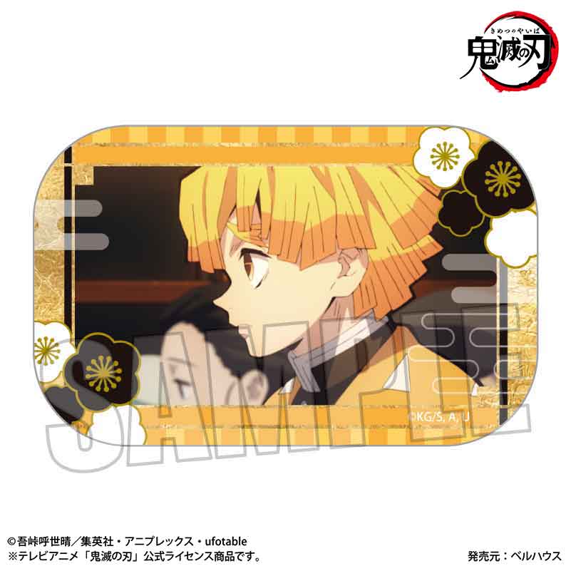 テレビアニメ「鬼滅の刃」無限列車編 メモリーズスクエア缶バッジ 我妻