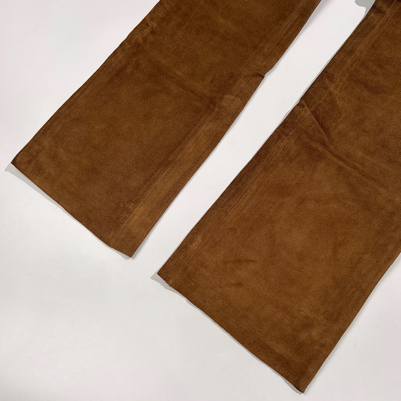 タグ付き 未使用品 00s BANANA REPUBLIC バナナリパブリック 本革 スエード レザー パンツ サイズ 0 /オールド/ブラウン