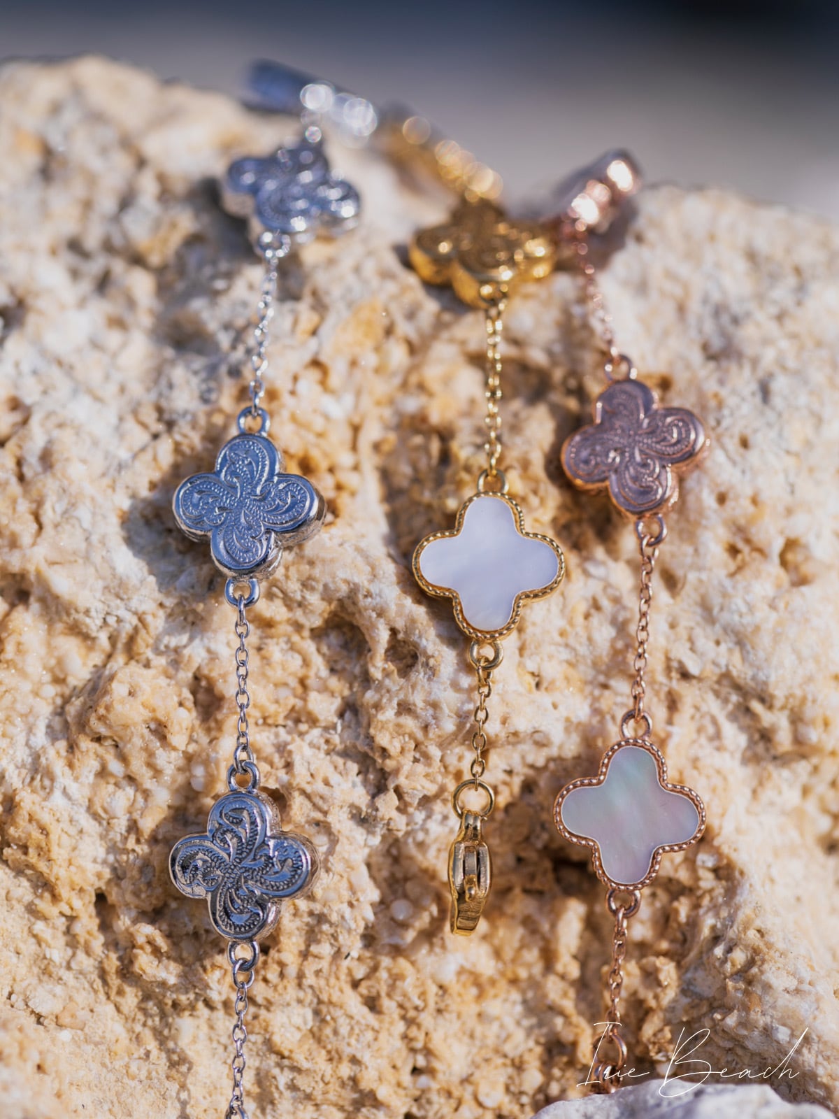 shell clover bracelet | IRIEBEACH