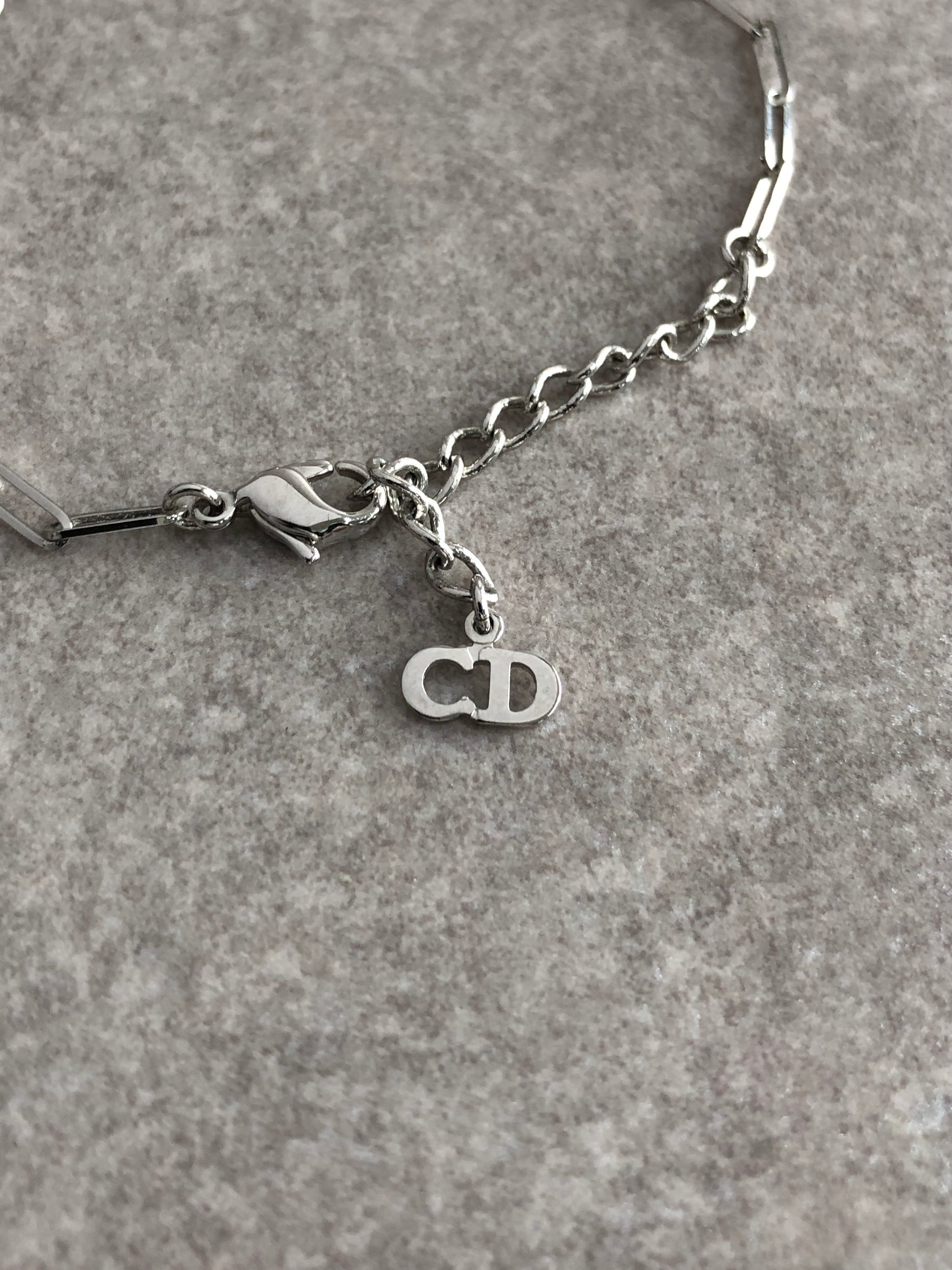 Christian Dior クリスチャン ディオール ブレスレット シルバー ロゴ