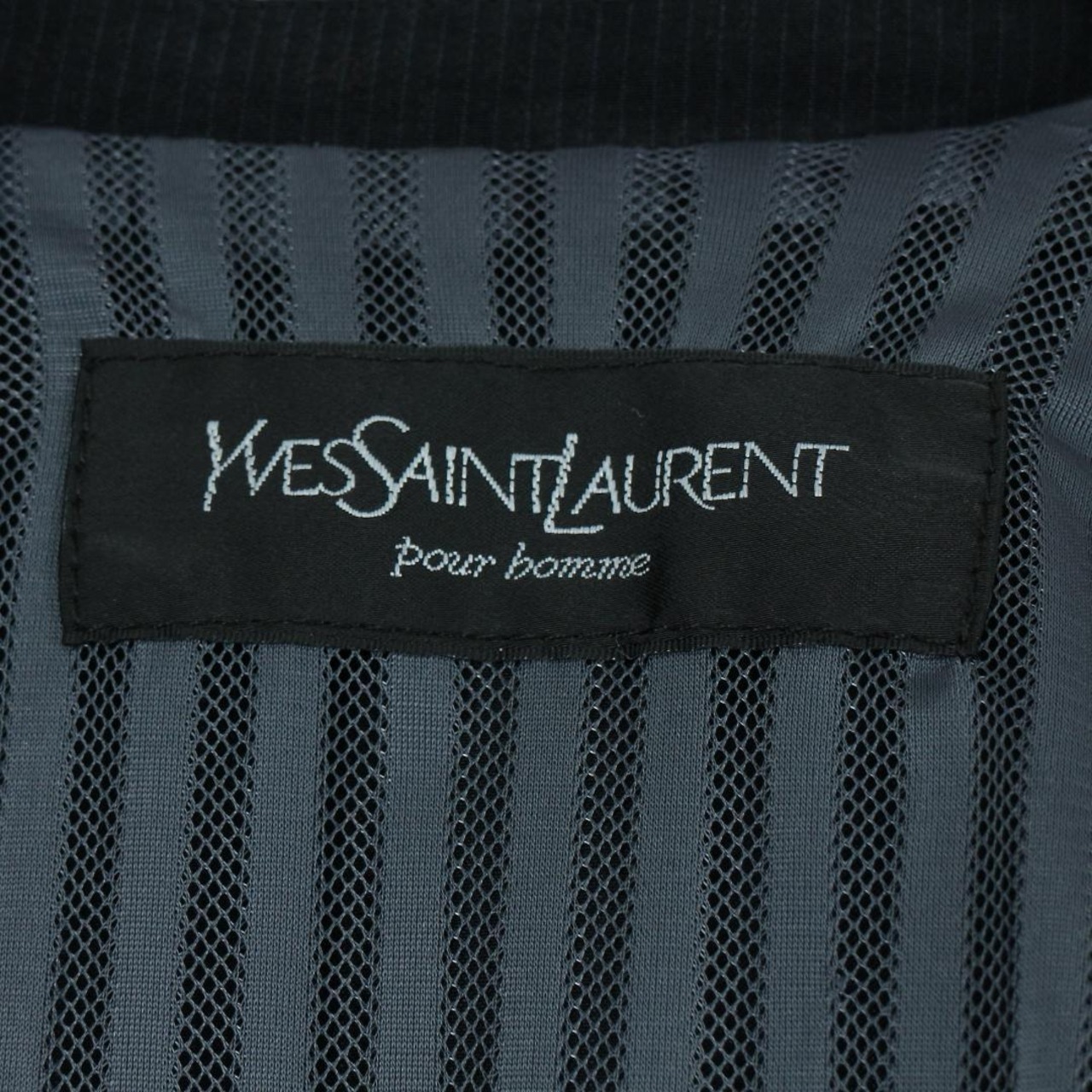 YVES SAINT LAURENT イヴ・サンローラン スイングトップ メッシュ 刺繍 