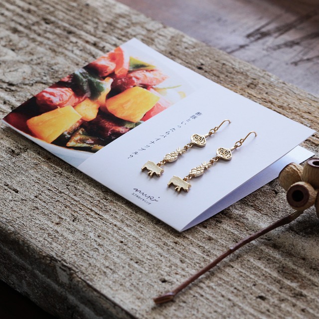 酢豚のピアス｜イヤリング｜NUPI0018/0024