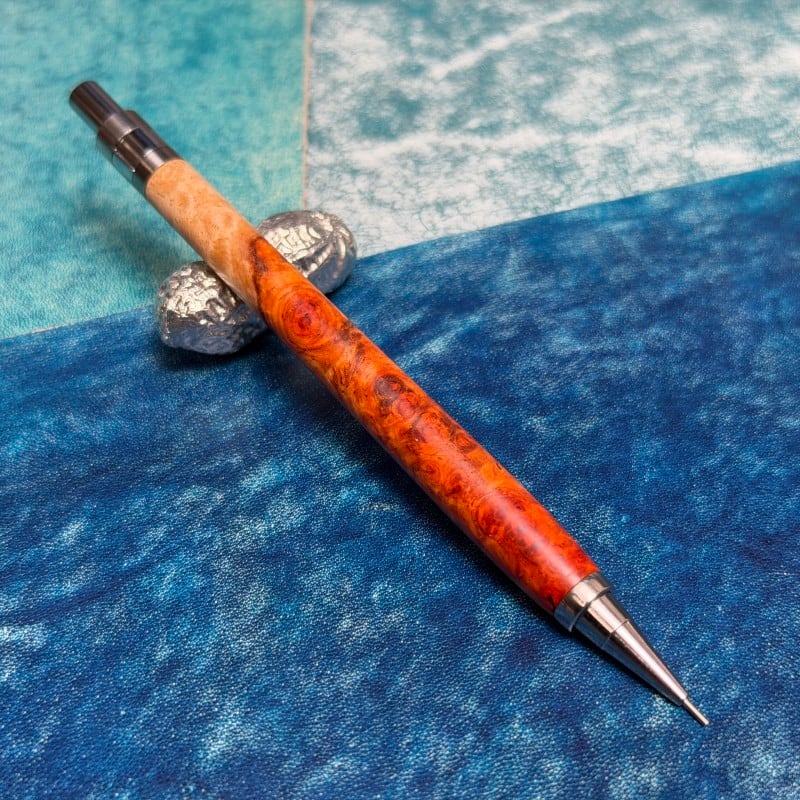 04756 花梨紅白 DM-1 シャープペンシル 0.5mm | クラフト工房 Steef&Co.